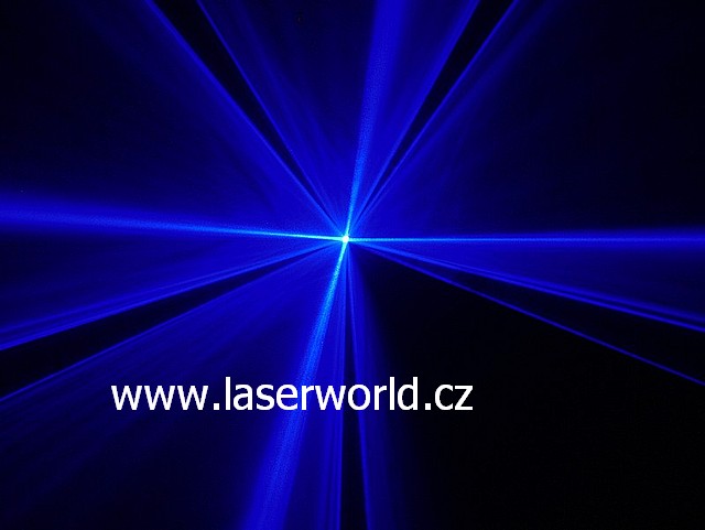 MOdrý laser
